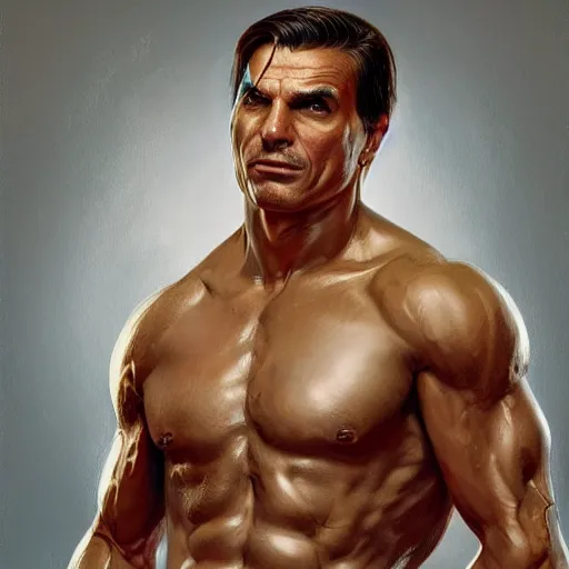 Prompt: Jair bolsonaro as a shirtless hero gold, intricate, elegant, highly detailed, centered, digital painting, artstation, concept art, smooth, sharp focus, illustration, art by artgerm and donato giancola and Joseph Christian Leyendecker, Ross Tran, WLOP -9