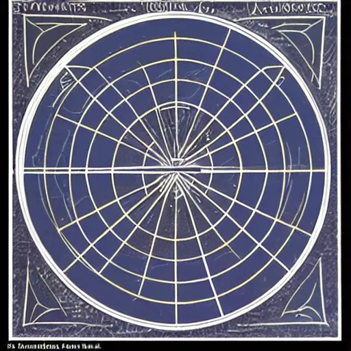 Image similar to kabbalah geometry diagram, circles and lines, sephirot