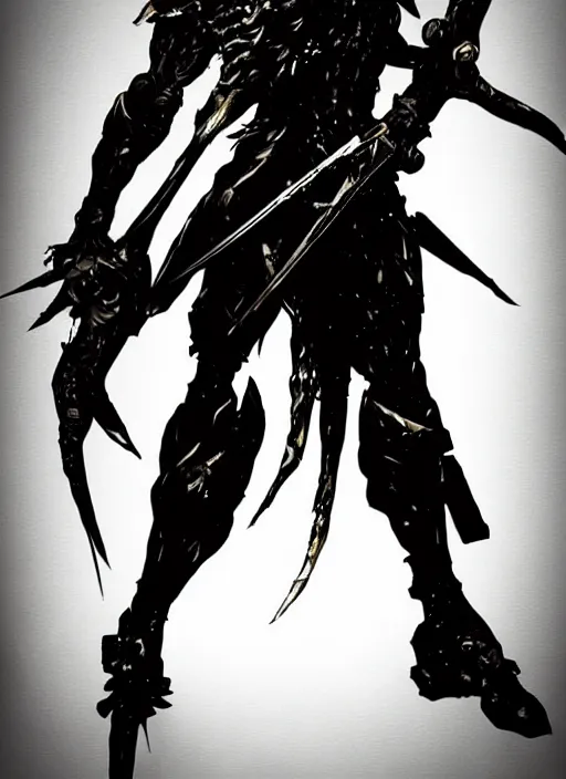 Prompt: possessed zweihander made of meteorite steel. in style of yoji shinkawa and hyung - tae kim, trending on artstation, dark fantasy, great composition, concept art, highly detailed, dynamic pose, vibrant colours.