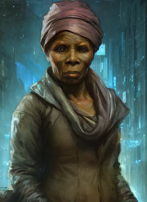 Harriet Tubman. Cyberpunk assassin in tactical gear. | Stable Diffusion ...