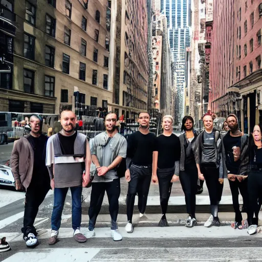 Prompt: borg collective in new york