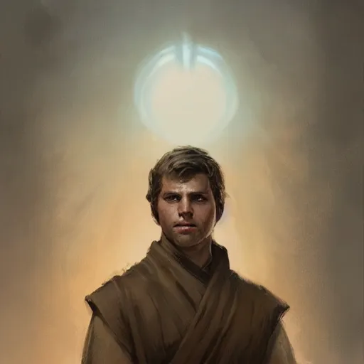 Image similar to portrait of a man by greg rutkowski, old jedi master ben skywalker, star wars expanded universe, he is about 5 0 years old, highly detailed portrait, digital painting, artstation, concept art, smooth, sharp foccus ilustration, artstation hq