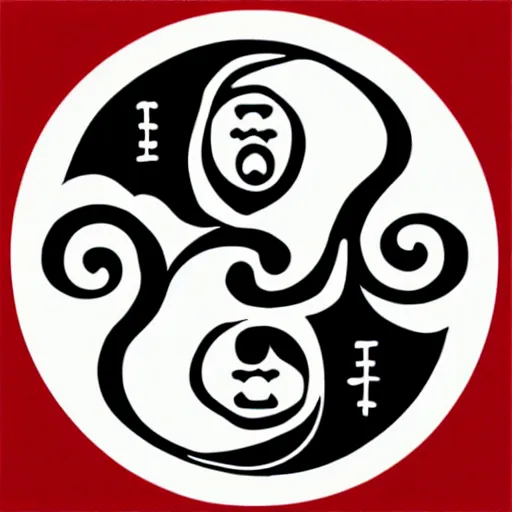 Image similar to yin Yang love symbol