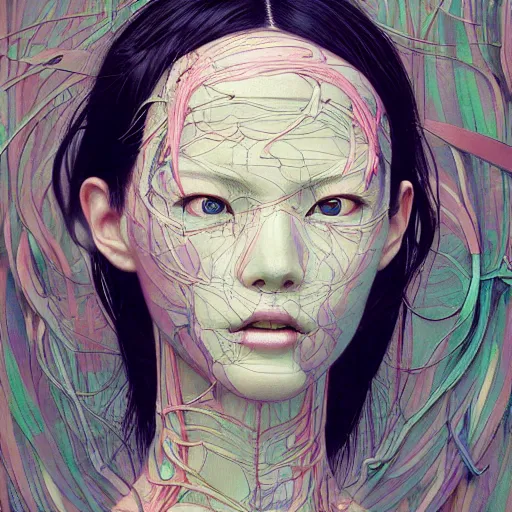 Prompt: citizen portrait soft light painted by james jean and tooth woo and sana takeda, inspired by ghost in the shell anime, smooth face feature, intricate oil painting, high detail illustration, sharp high detail, manga and anime 1 9 9 9