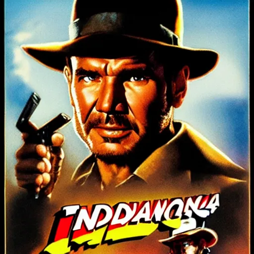 Image similar to indiana jones movie poster