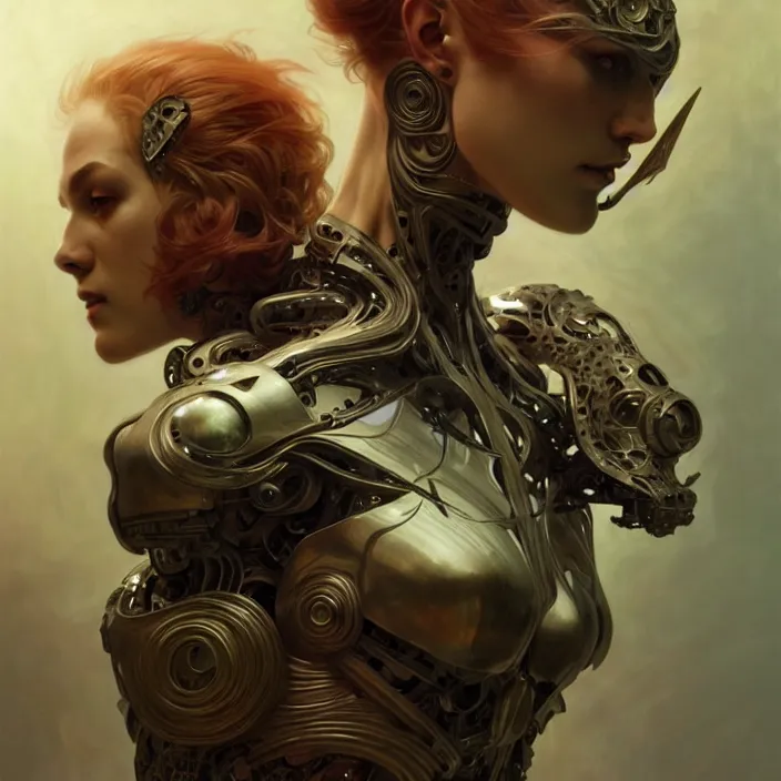 Image similar to organic cyborg, berserker, diffuse lighting, fantasy, intricate, elegant, highly detailed, lifelike, photorealistic, digital painting, artstation, illustration, concept art, smooth, sharp focus, art by John Collier and Albert Aublet and Krenz Cushart and Artem Demura and Alphonse Mucha