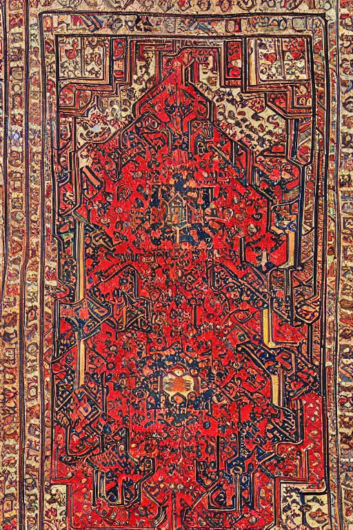 Image similar to arabic carpet, beautiful design