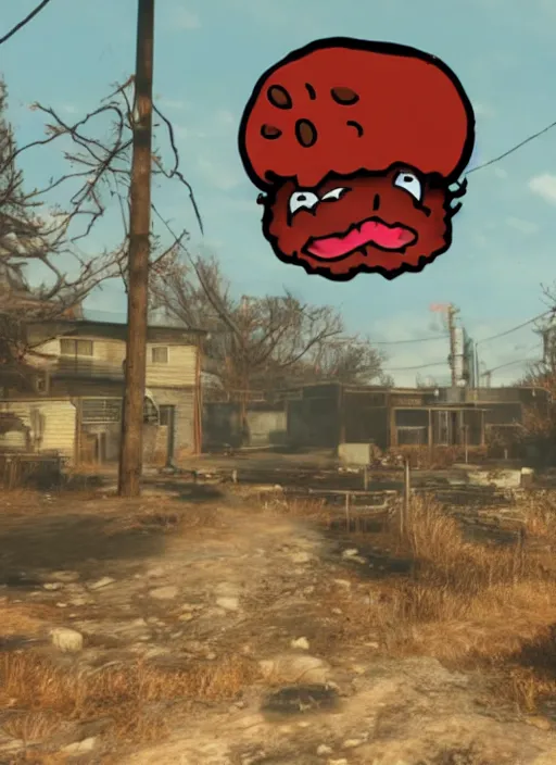 Image similar to Meatwad in fallout 4