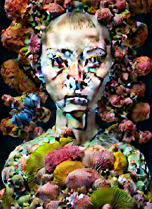 Prompt: hyper detailed 3d render like a Oil painting female kawaii portrait by Jacek Yerka, Ray Caesar, Benjamin Lacombe,Mariusz Lewandowski, Houdini algorithmic generative render, Abstract brush strokes, Masterpiece, Edward Hopper and James Gilleard, Zdzislaw Beksinski, Mark Ryden, Wolfgang Lettl, hints of Yayoi Kasuma, octane render, 8k