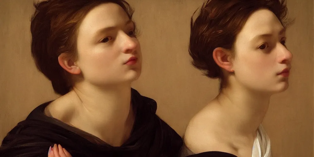 Image similar to beautiful oil matte portrait painting, man eyeing a flower petal, close up, bokeh, wonderful masterpiece highly detailed, beautiful cinematic light deep focus, elegant, digital painting, smooth, sharp focus, golden ratio, dramatic illumination, ultra realistic, 8 k, art by artemisia lomi gentileschi and caravaggio