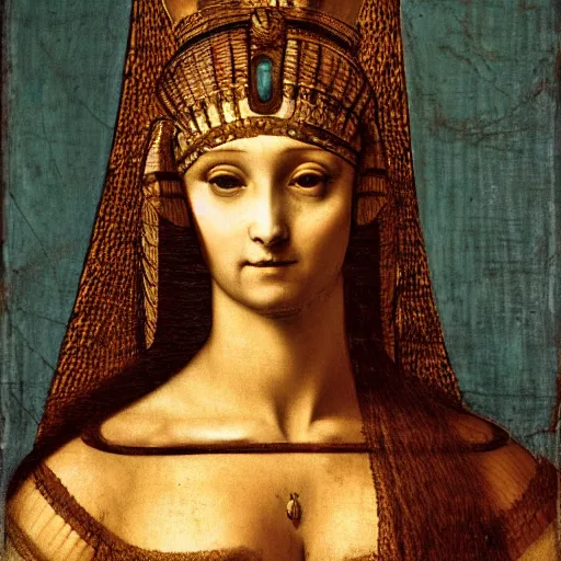 Image similar to cleopatra by leonardo da vinci