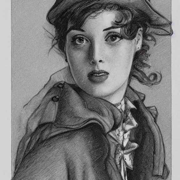 a highly detailed portrait in the style of milo manara, Stable Diffusion