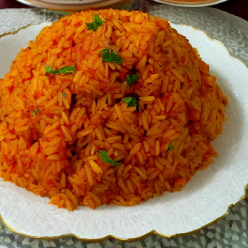 Prompt: jollof rice