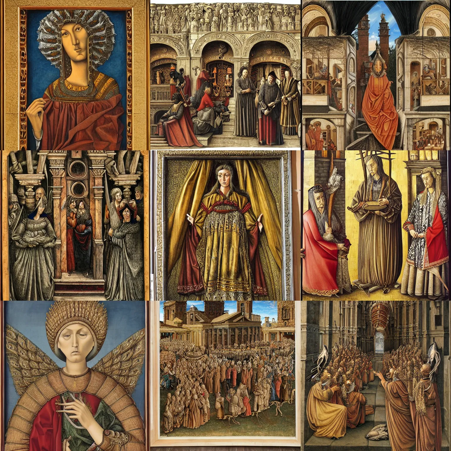 Prompt: an artwork by carlo crivelli