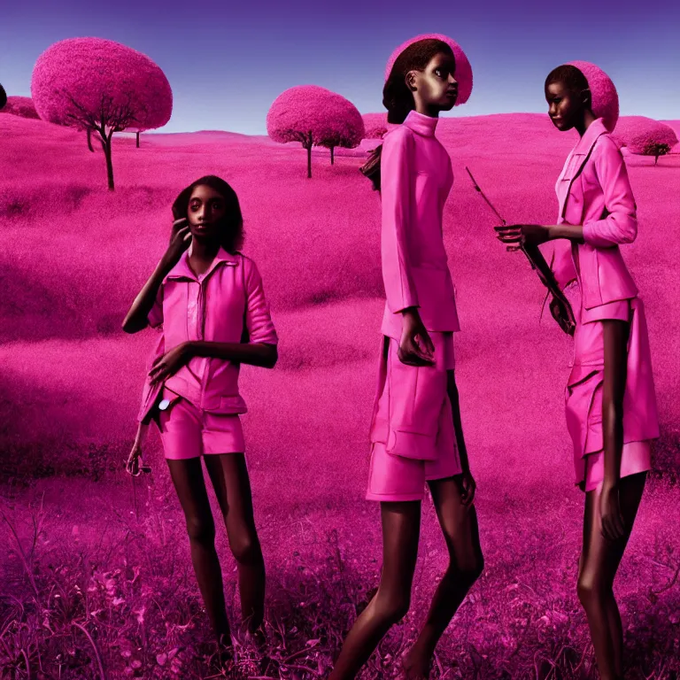 Image similar to fragrance advertising campaign by richard mosse