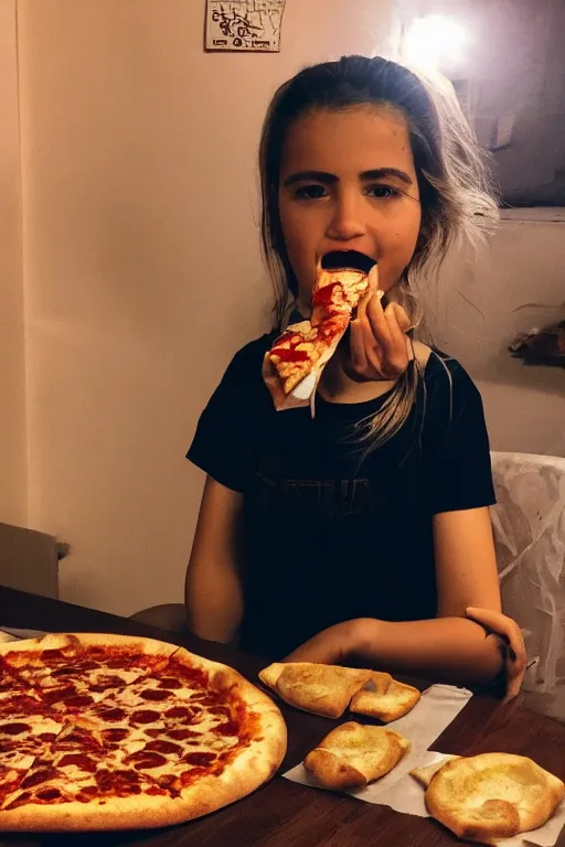 Image similar to historical photo of sofia lauren eating!!! a pizza! margherita, full body, portrait photo, diffuse light, acclaimed masterpiece