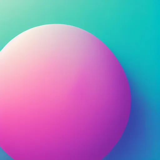 Image similar to 3 d render of a round blob of light blue and pink, blender, pastel colors, minimalistic,