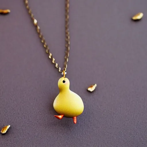 Image similar to duck with necklace