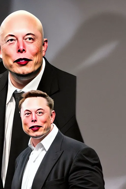 Image similar to bald elon musk