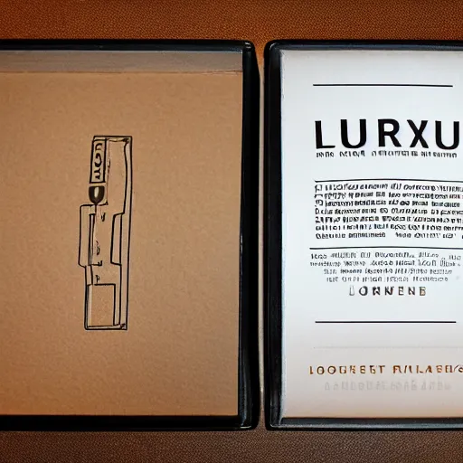 Image similar to luxuri box concept art