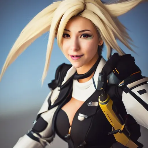 Image similar to mercy ( overwatch ) by mad dog jones