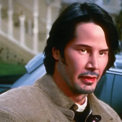 Image similar to Keanu reeves In Back to the future 4K detailed super realistic