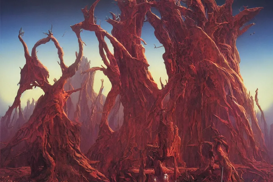 Image similar to divine light, wayne barlowe.