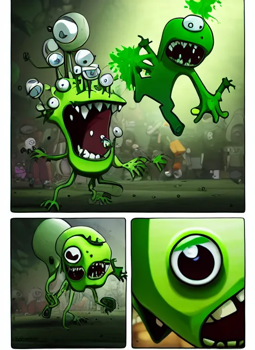 Plants vs. Zombies Peashooter illustration, Plants vs. Zombies 2
