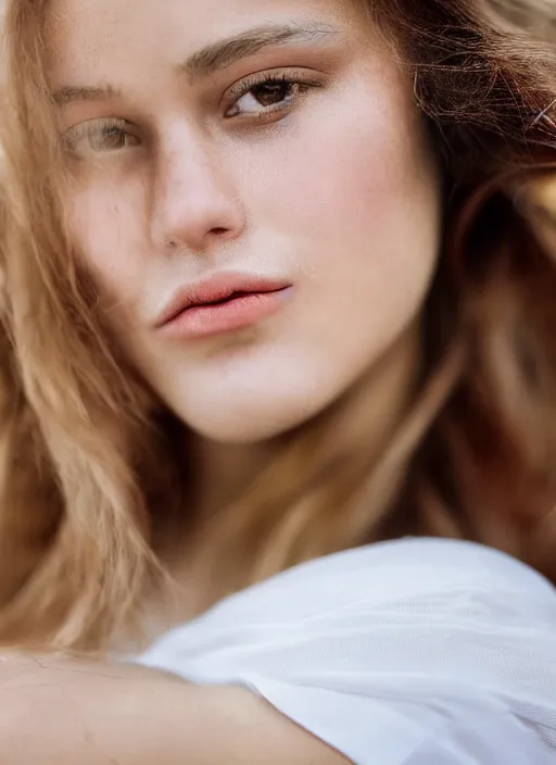 Image similar to portrait of a beautiful 20-year-old Italian woman by Brian Ingram, close up, detailed, award winning, Sony a7R