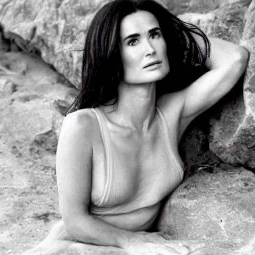 Image similar to demi moore by chelsea bonestell