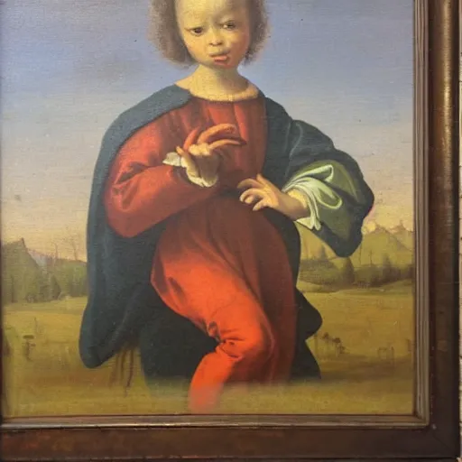 Image similar to original oil painting by alessandro allori