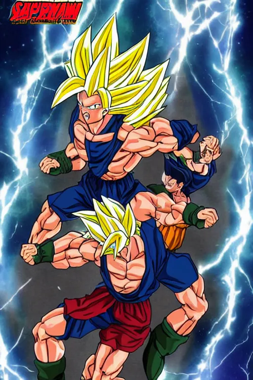 Image similar to super saiyan 4