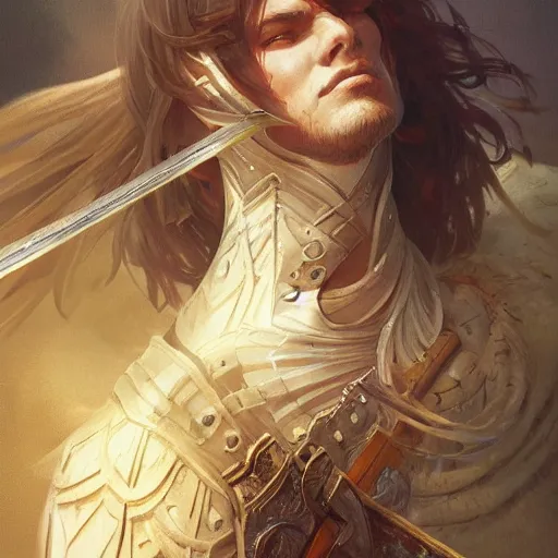 Image similar to a battle weary knight, intricate, highly detailed,!, digital painting, artstation, concept art, smooth, sharp focus, illustration, art by artgerm and greg rutkowski and alphonse mucha and boris vallejo