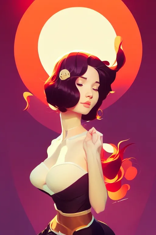 Prompt: smooth cow, centered median photoshop filter cutout vector behance hd by artgerm, jesper ejsing, by rhads, makoto shinkai and lois van baarle, ilya kuvshinov, rossdraws, illustration, art by ilya kuvshinov and gustav klimt