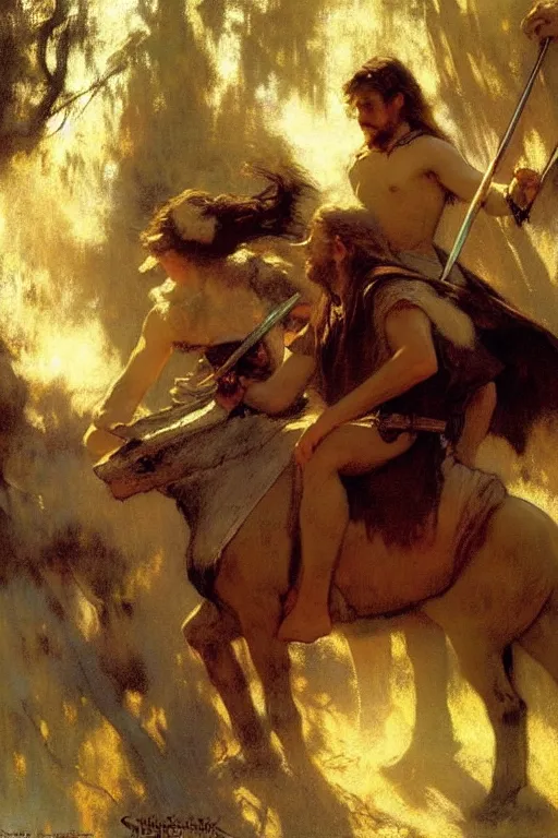 Image similar to the lord of the rings, painting by gaston bussiere, craig mullins, j. c. leyendecker, edgar degas