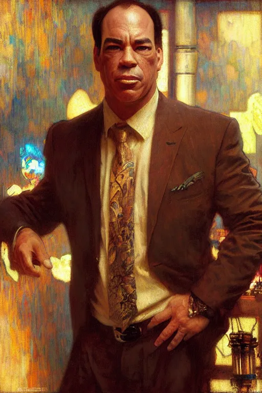 Image similar to jon taffer, painting by gaston bussiere, craig mullins, greg rutkowski, alphonse mucha