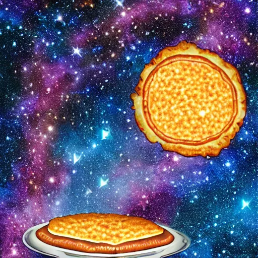 Image similar to galaxy hamburger