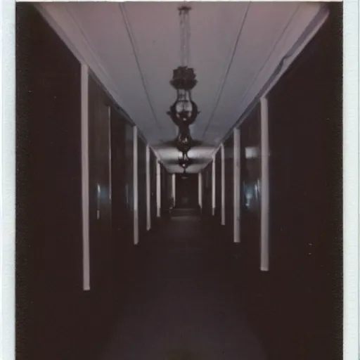 Image similar to a polaroid photo of the five and a half minute hallway