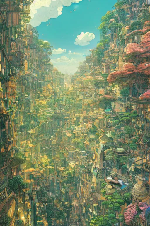 Prompt: a beautiful hyperdetailed illustration of absolutely beautiful johannesburg, perfectly shaded, atmospheric lighting, style of studio ghibli, makoto shinkai, raphael lacoste, louis comfort tiffany, artgerm, james jean, victo ngai, ross tran, chinese style