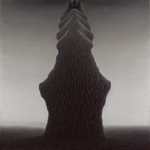 Prompt: the light by zdzisław beksiński, jeffrey smith and h.r. giger, oil on canvas, XF IQ4, f/1.4, ISO 200, 1/160s, 8K, RAW, unedited, symmetrical balance, in-frame