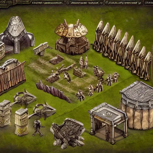 Prompt: an elder scrolls isometric rpg