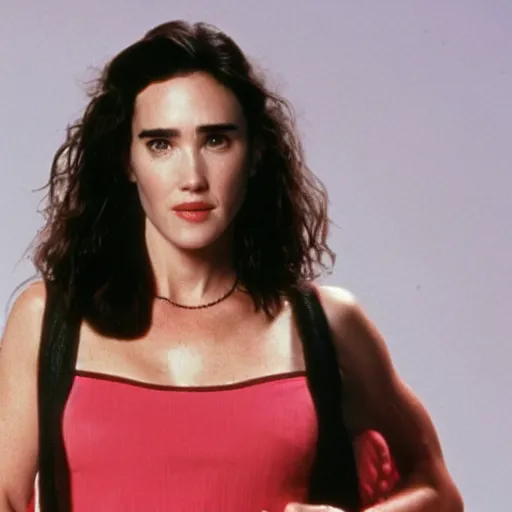 Prompt: jennifer connelly 1 9 8 0 s target