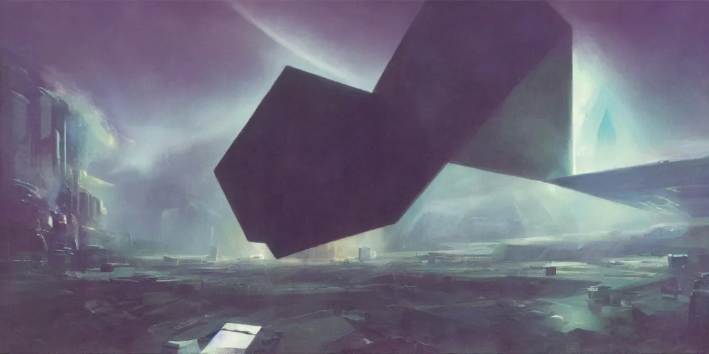 Prompt: The Tesseract, by John Harris