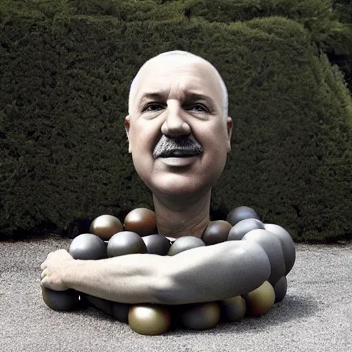 Image similar to “a Tom Friedman sculpture made of everyday objects”