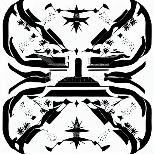 Prompt: symmetric. micro vector tattoo design. minimal, ancient. cuneiform war battle energy hymn