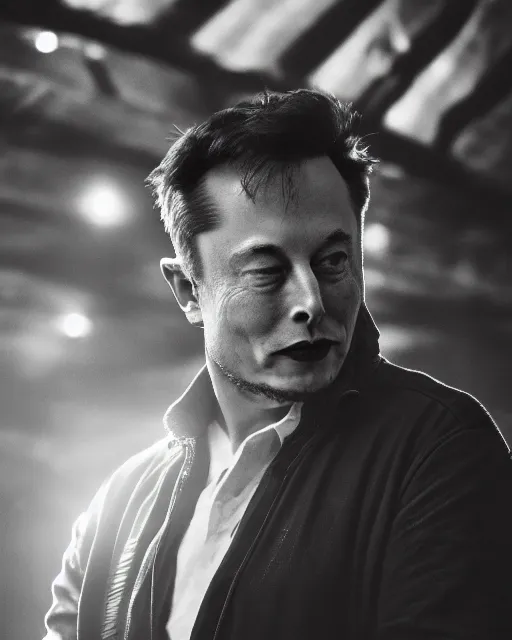 Prompt: A photo of Elon Musk , highly detailed, trending on artstation, bokeh, 90mm, f/1.4