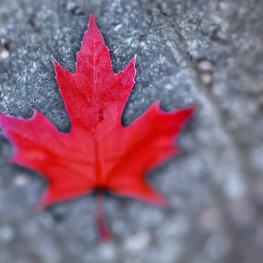 Image similar to a macro 8mm photo of a maple leaf, macro photograph, photo, photorealistic