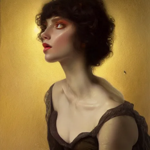 Image similar to highly detailed oil painting | very intricate | cinematic lighting | award - winning | the mime | by roberto ferri, by tom bagshaw, by j. c. leyendecker and klimt, detailed face, american romanticism, by austin osman spare, artstation, cgsociety, official art, octane