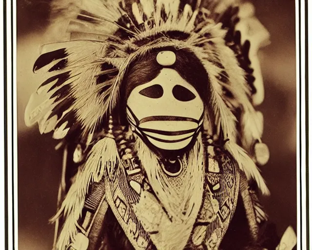Image similar to detailed photo of a Hopi kachina dolls, by Alphonse Mucha, sharp high quality