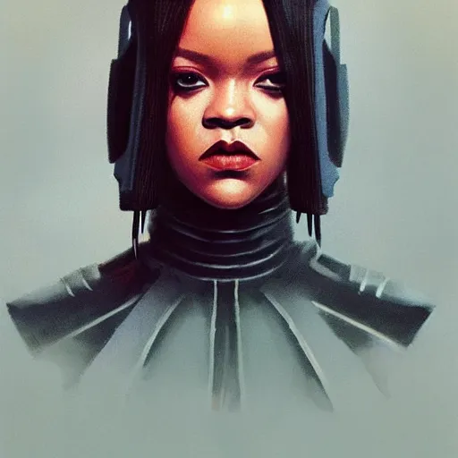 Image similar to star wars sith lord empire Rihanna profile picture by Greg Rutkowski, dynamic pose, intricate details, futuristic, volumetric lights, streetwear, studio ghibli, Organic Painting , Matte Painting, geometric shapes, hard edges, trending on the artstation, fantasy LUT, realistic by Sachin Teng + Martin Grip + Moebius + Patrick Gleason, smooth, sharp focus, techwear, Industrial Scifi, detailed illustration, character portrait,-C 8.5